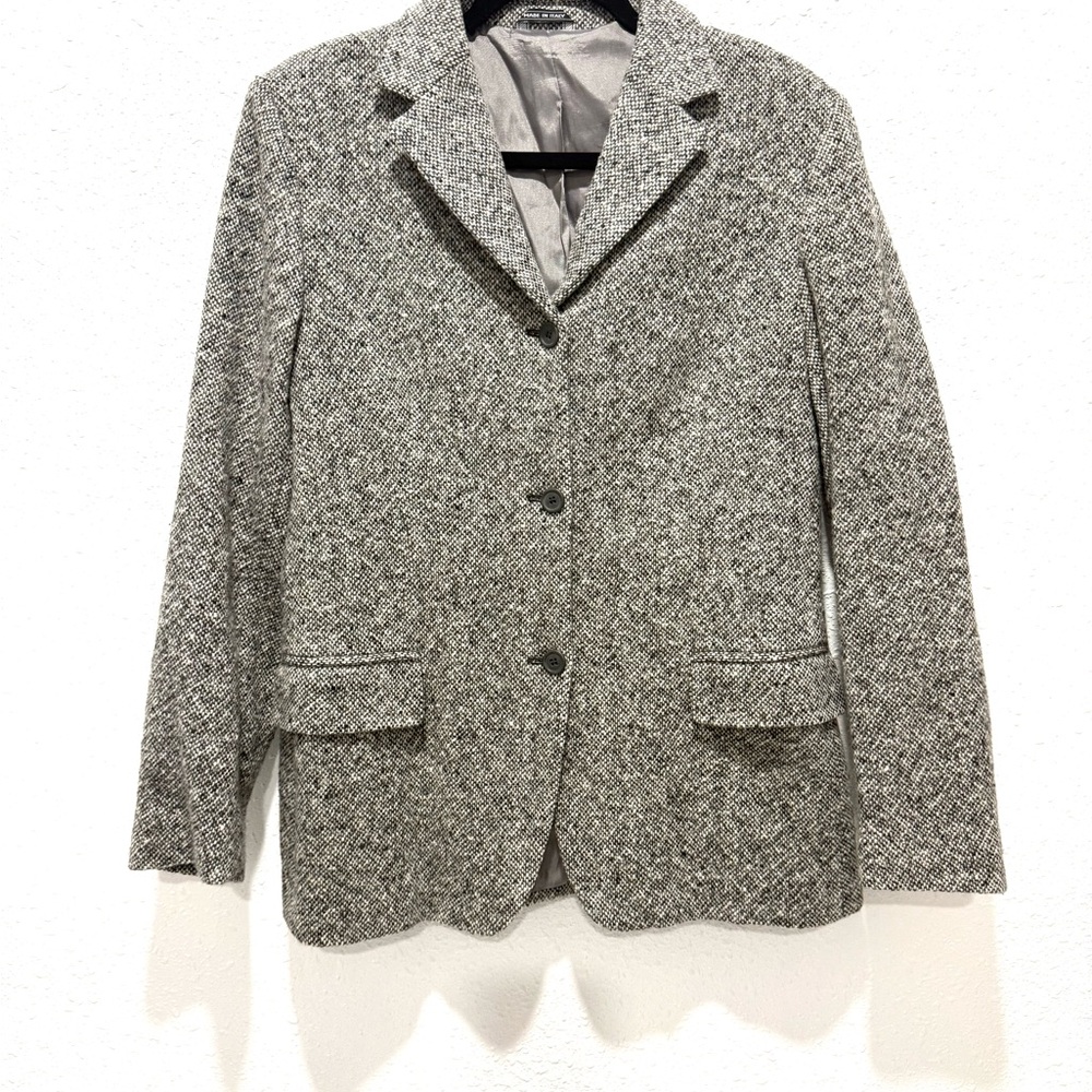 Made in Italy Taglia Classic Women's Gray Blazer‎ 12